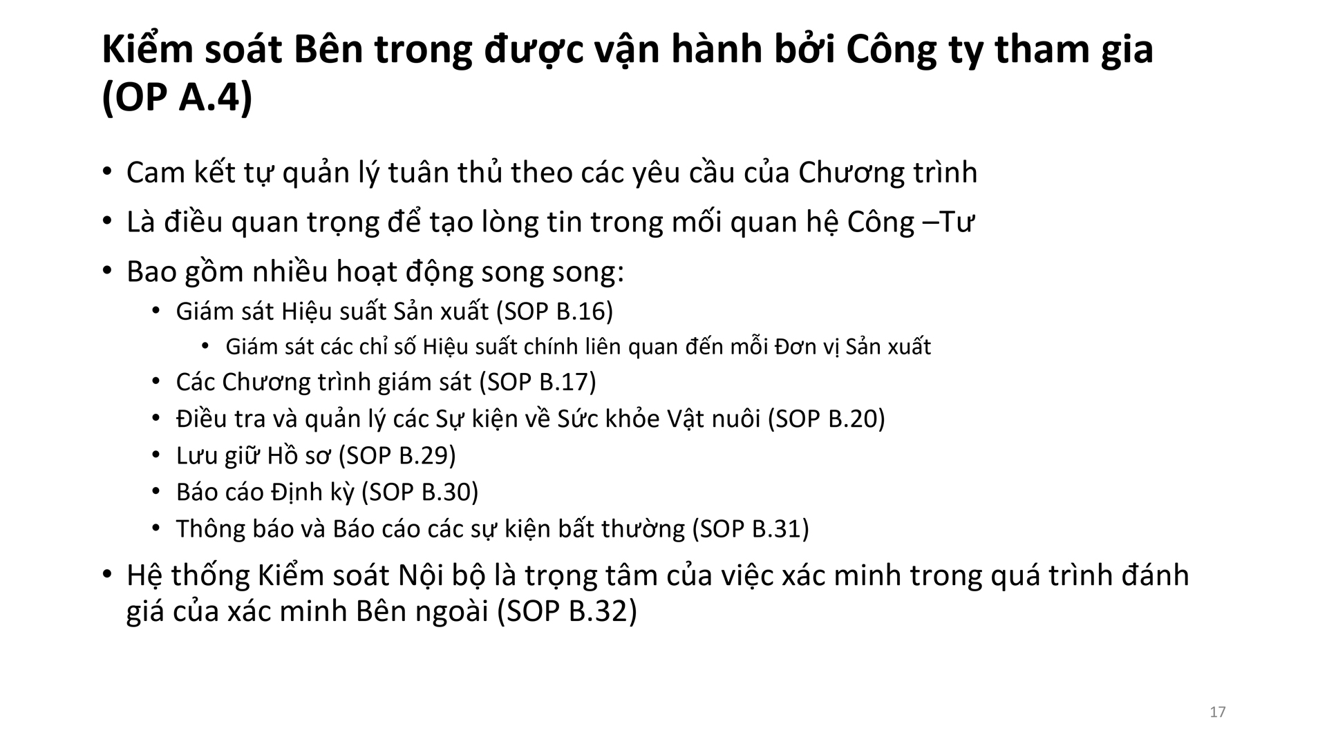 Học phần 5: Trách nhiệm của các Công ty tham gia-387